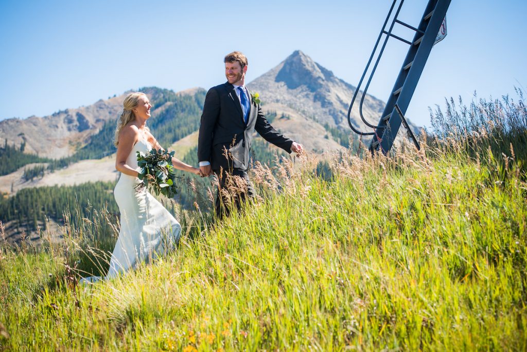Georgia and Ryan’s Relaxed and Eucalyptus Infused Crested Butte Fall Wedding