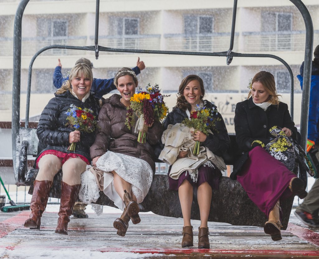 Crested Butte Wedding Chair lift