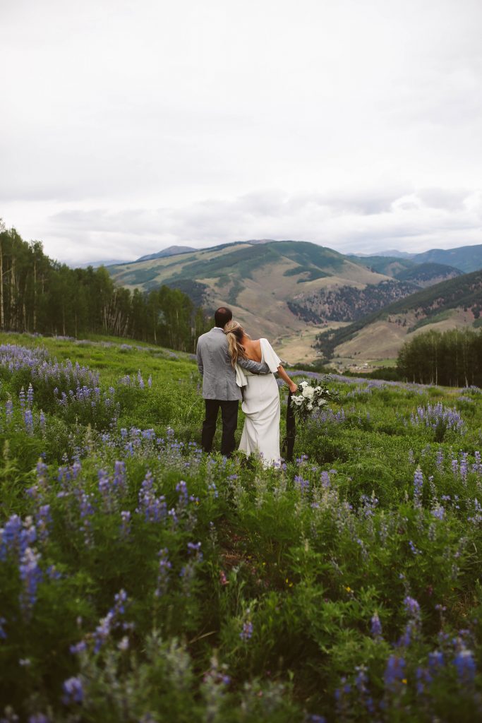 Crested Butte wildflower wedding