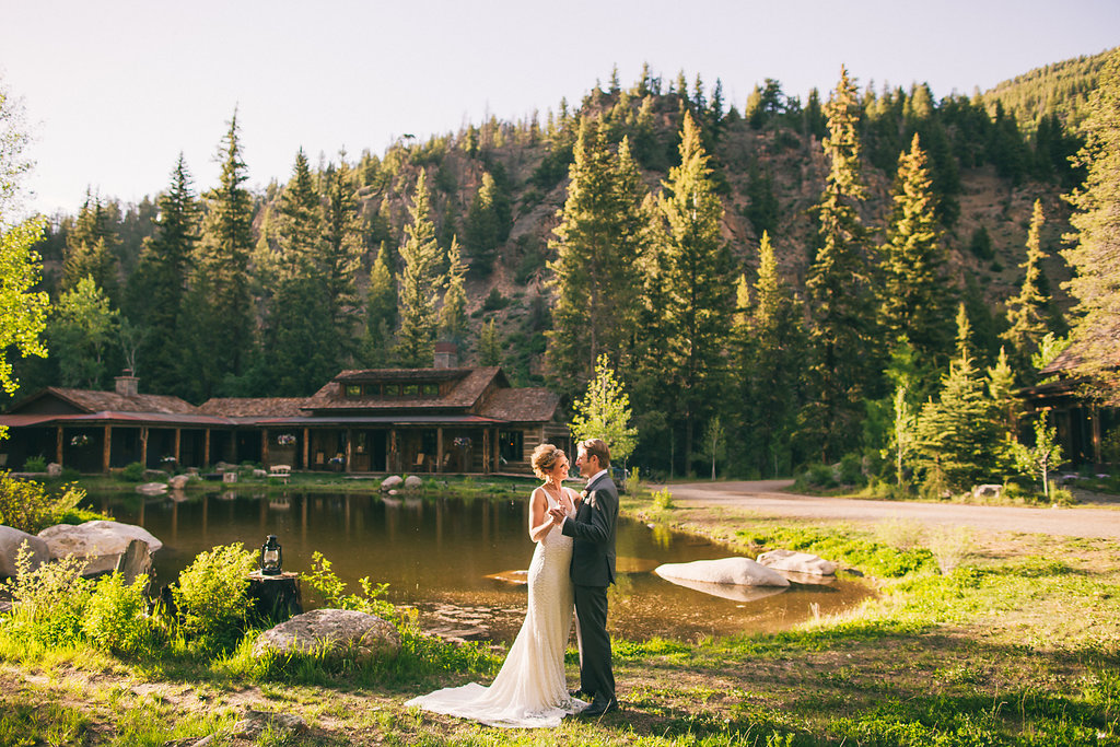 Crested Butte Wedding venue Taylor River Lodge. You can set up a wedding tent