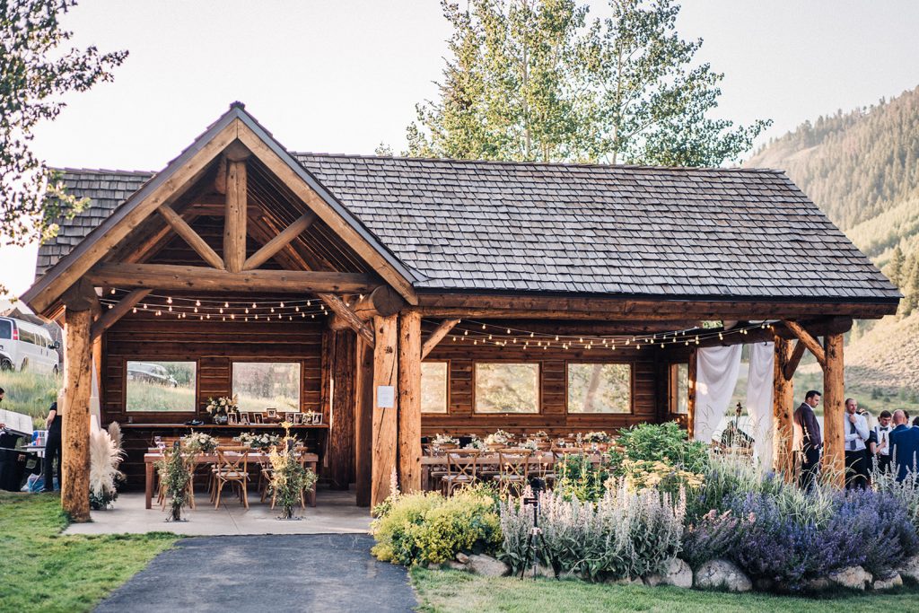 Grant Lake Pavilion wedding reception 