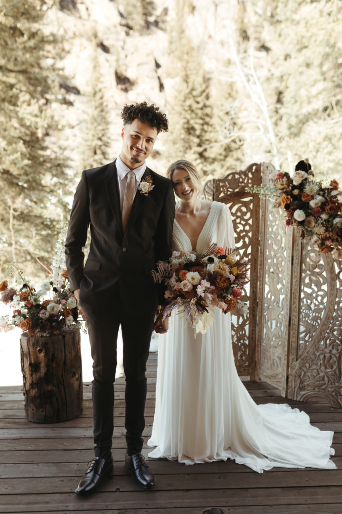 winter wedding in Crested Butte